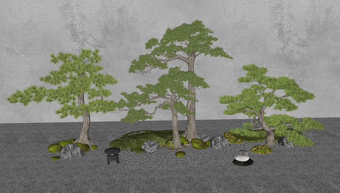 Urban landscape library, Trees 