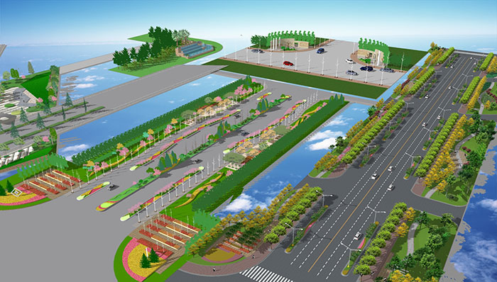 Street design, Urban landscape library, Trees 