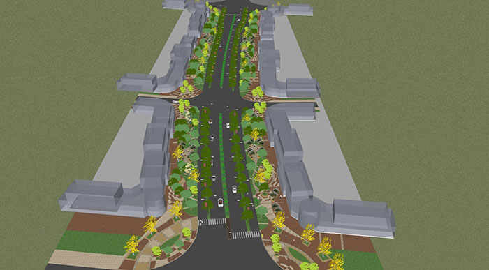 Street design, Urban landscape library 