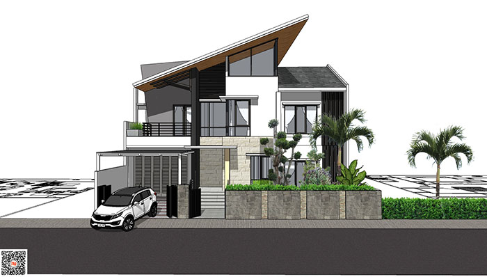 Adjacent houses, Townhouse design model 