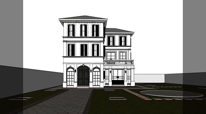 Villa house, Townhouse
