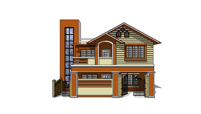 Villa house, Townhouse