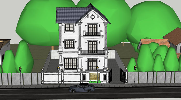 Villa house, Townhouse