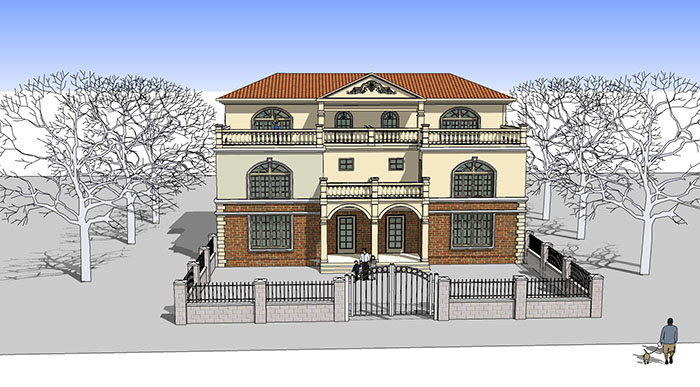 Villa house, Townhouse