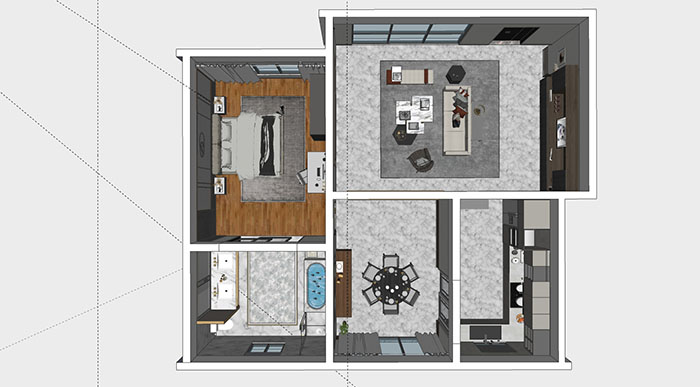 Full room floor plans