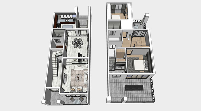 Full room floor plans