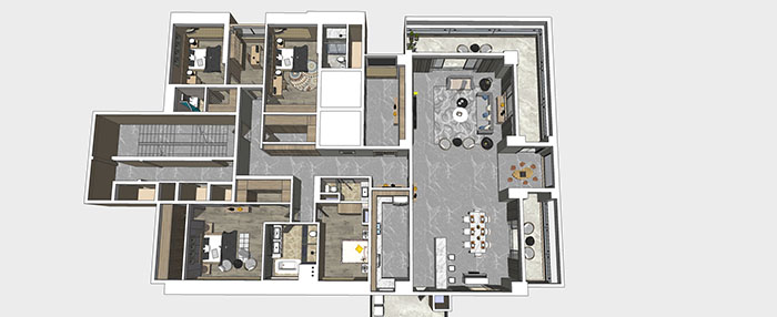 Full room floor plans