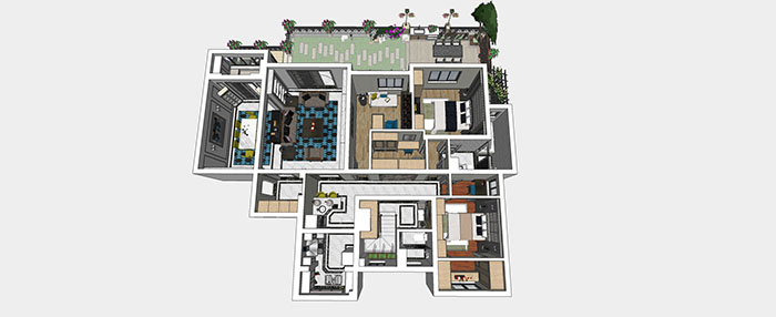 Full room floor plans