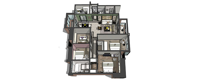 Full room floor plans