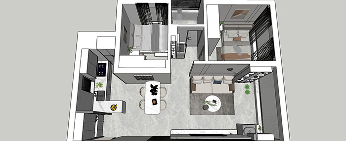 Full room floor plans