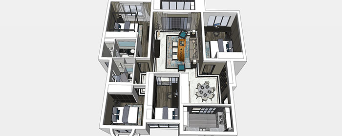 Full room floor plans