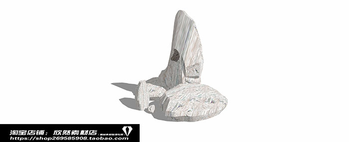 Small landscape garden design model