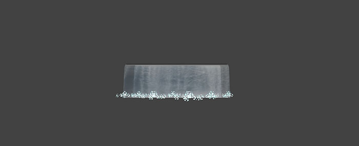 Small landscape garden design model