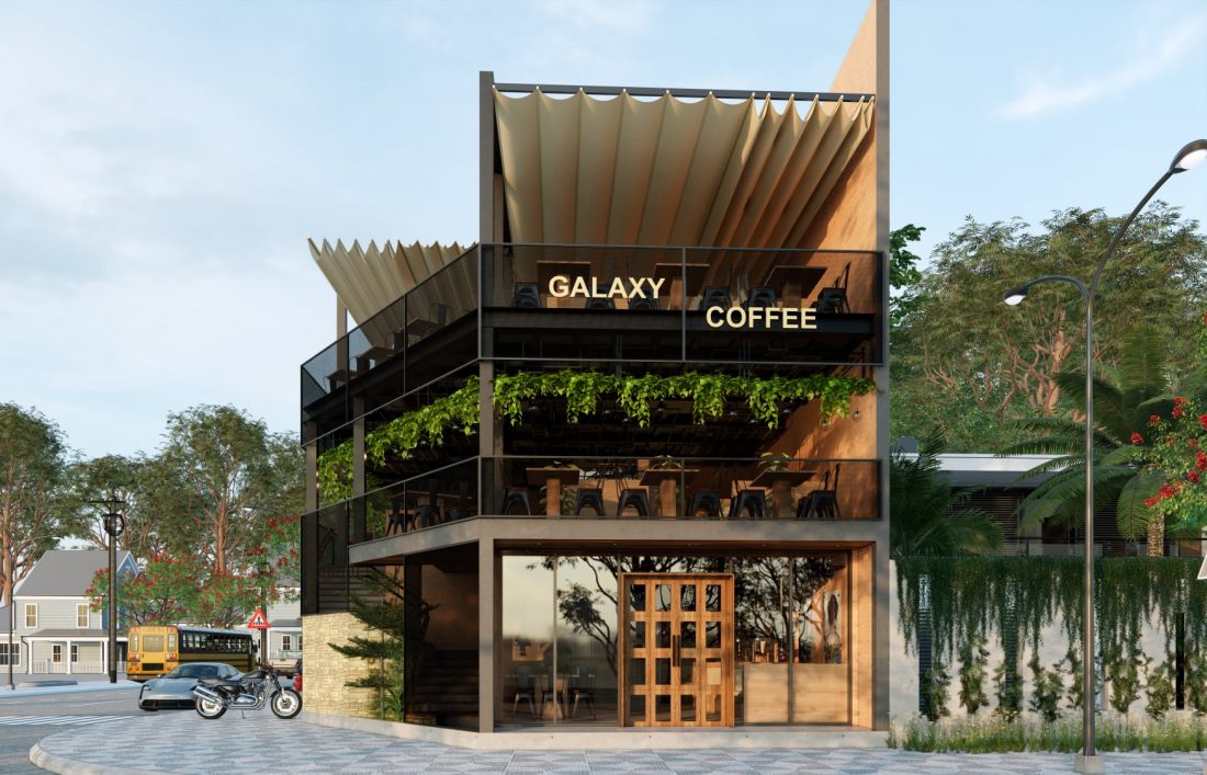 Exterior Coffee Scene Sketchup  by Tran Tan 6 scaled