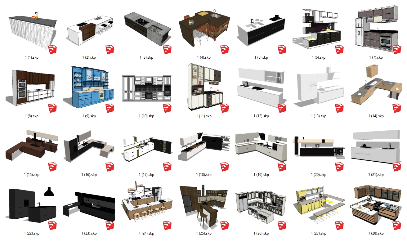  Kitchen Sketchup File