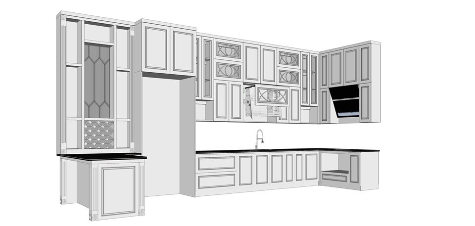 Kitchen Sketchup  by VuTuan