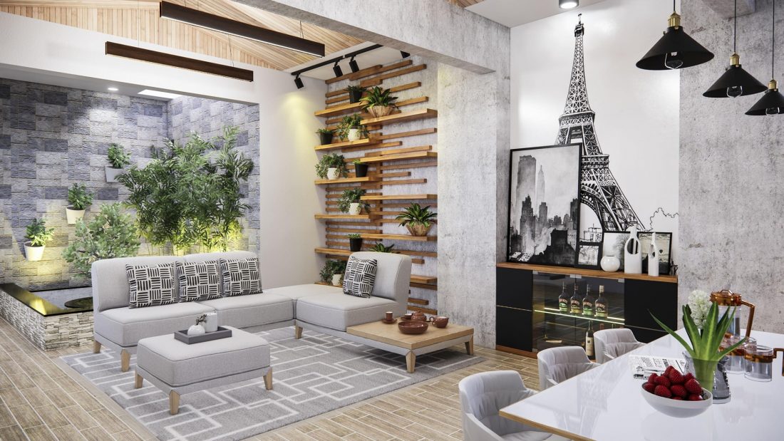 Living Kitchenroom Scene Sketchup  by Tran Phuc Loc 4 scaled