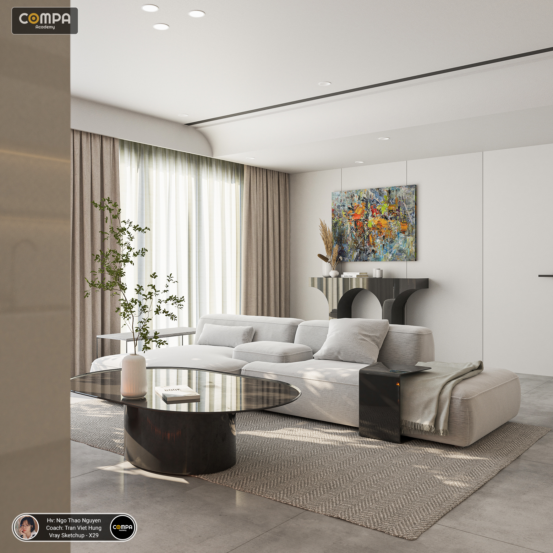  Living Room Interior Sketchup File