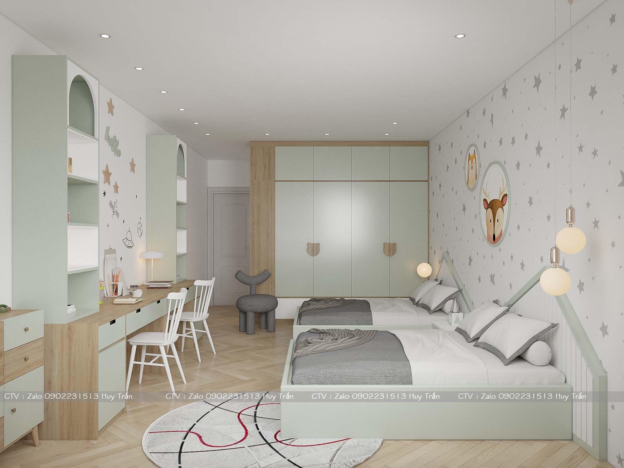  Children Room Interior Sketchup  by Huy Tran 3