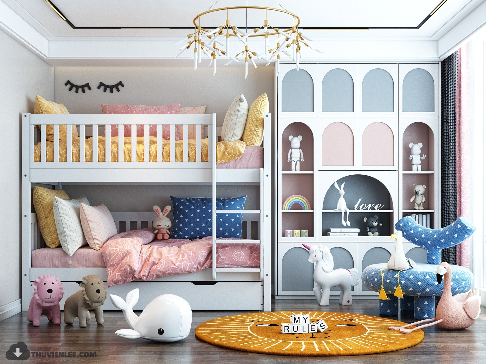 Children Room Scene Sketchup  by Dinh Thanh