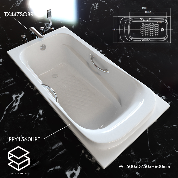 Bathtub Sketchup File free download