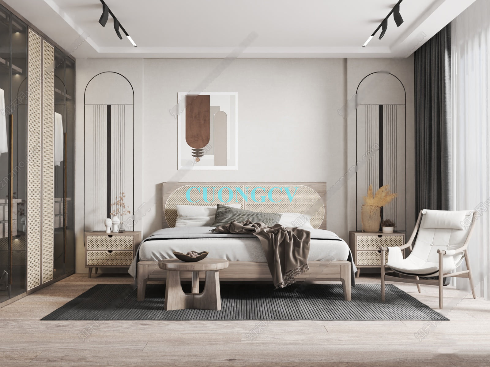 BedRoom Sketchup  by Cuong Covua
