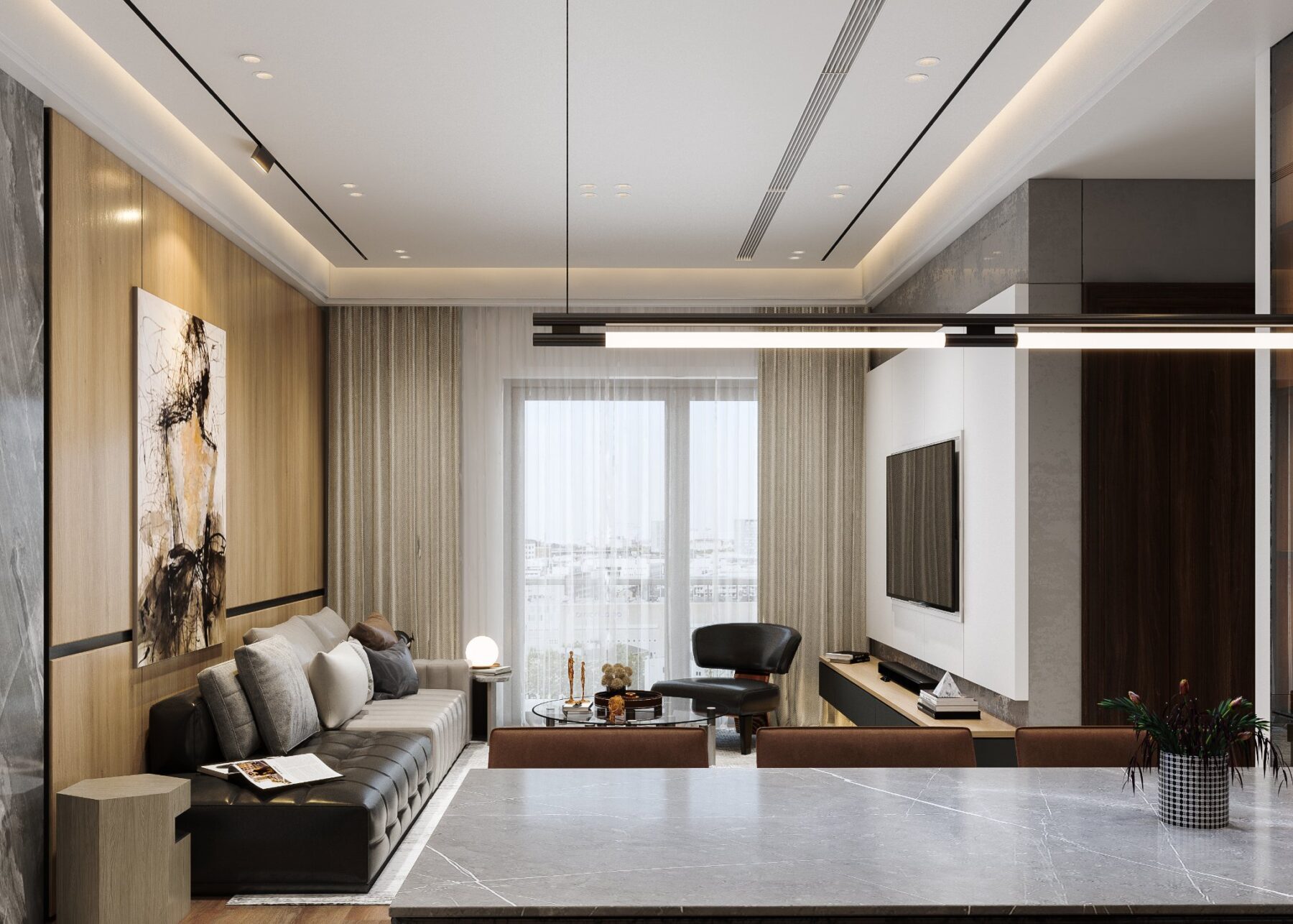  Living Room Interior Sketchup File