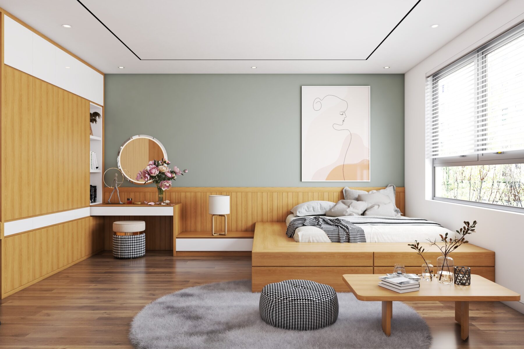  Bedroom Interior Sketchup File