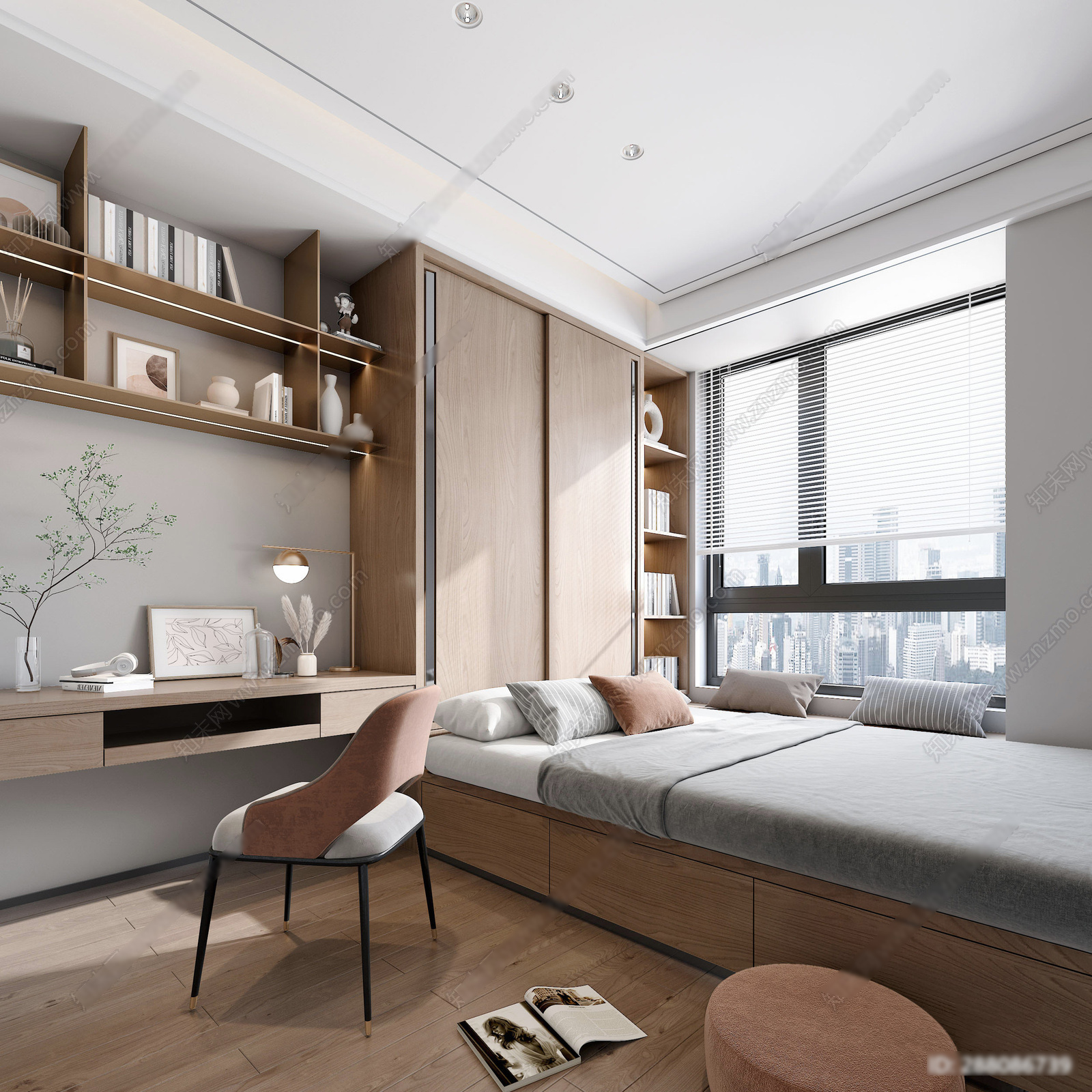 Bedroom Scene Sketchup  by Cuong Covua