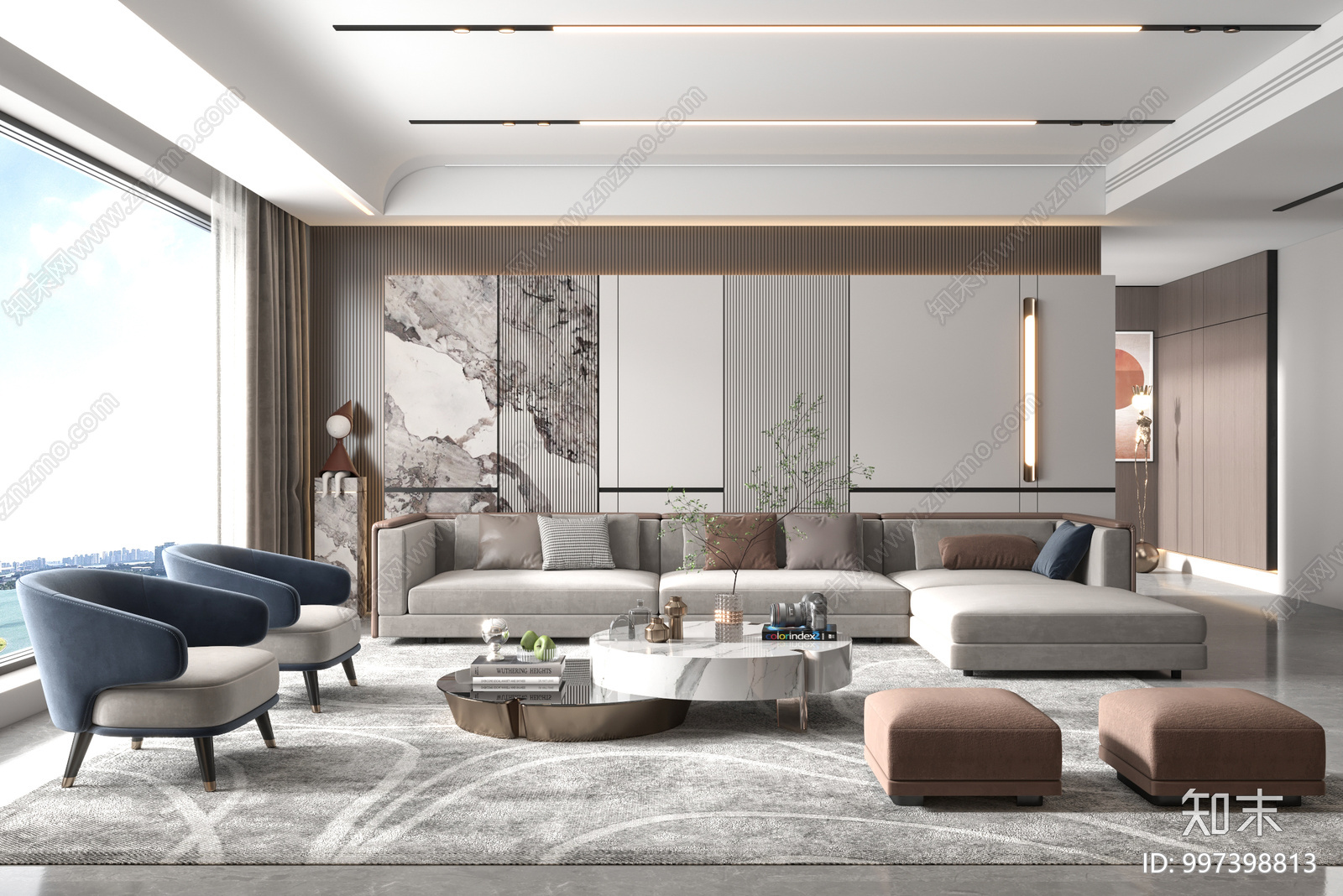 Living Room Interior Sketchup  by Tran Duc