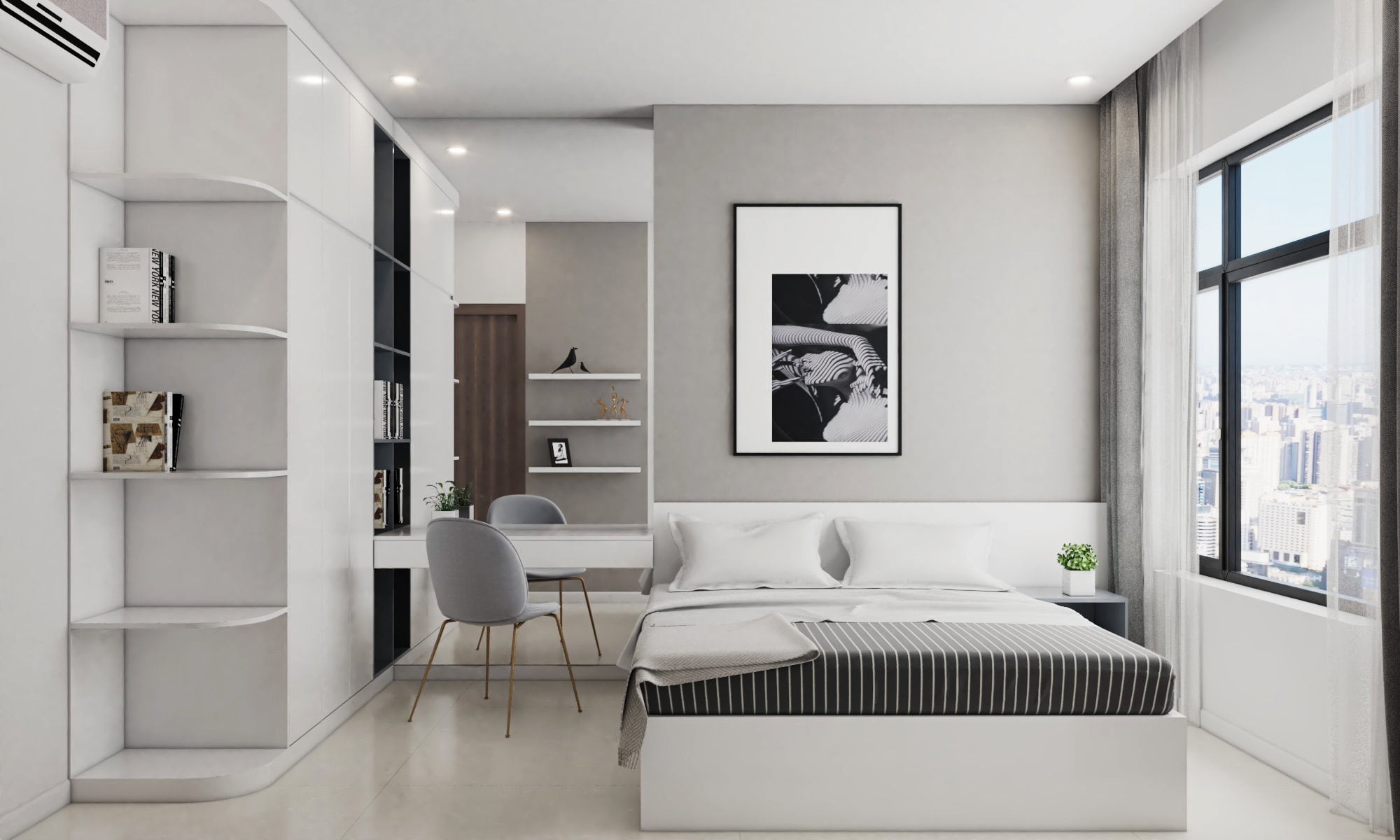  Bedroom Interior Sketchup File