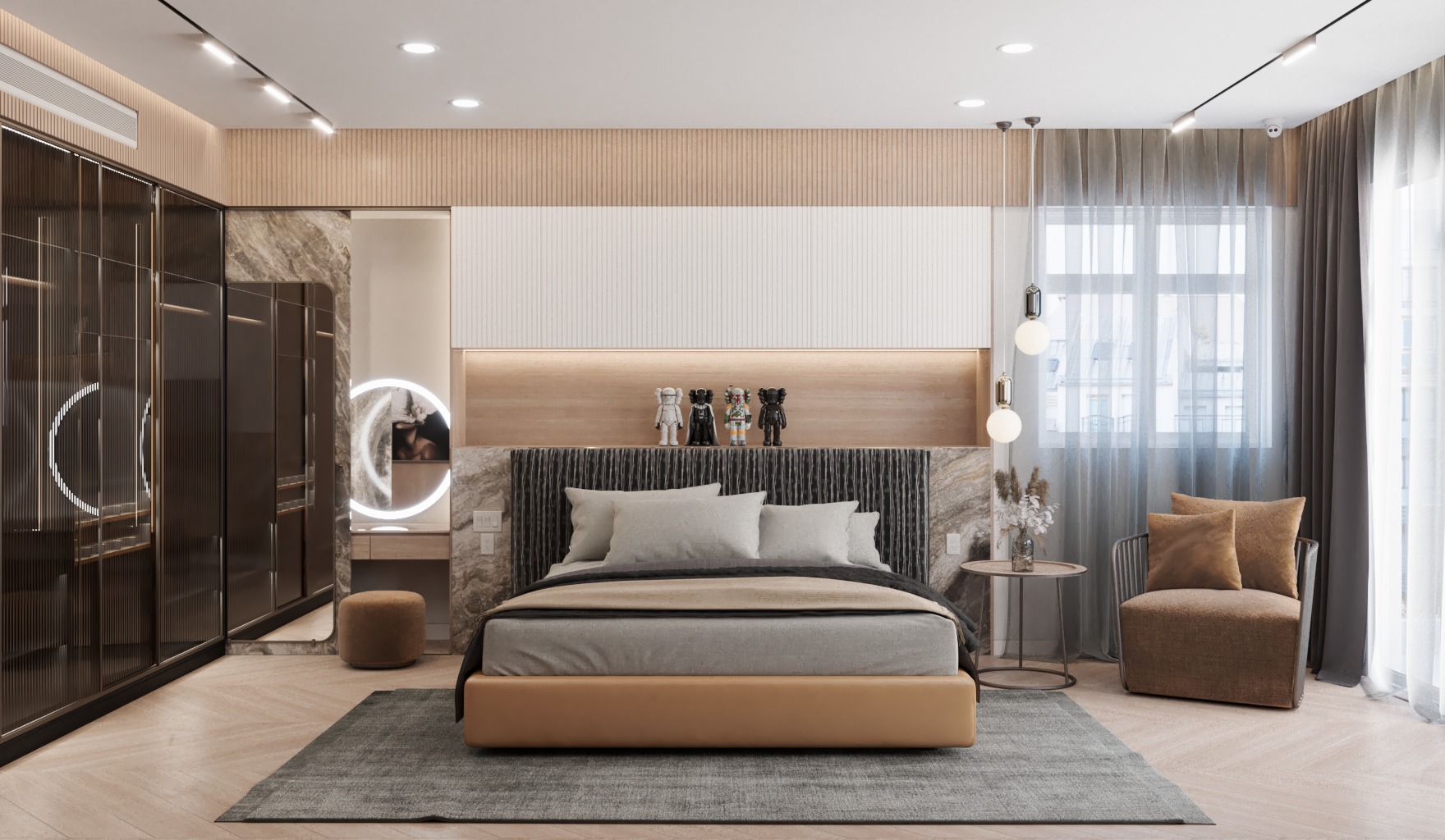  BedRoom Interior Sketchup  by Nguyen Dat 1