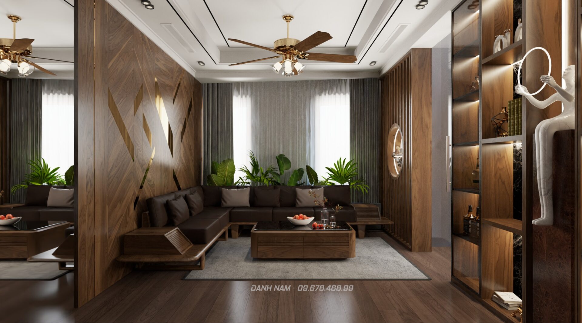 Living Room Interior Sketchup  by Danh Nam 2