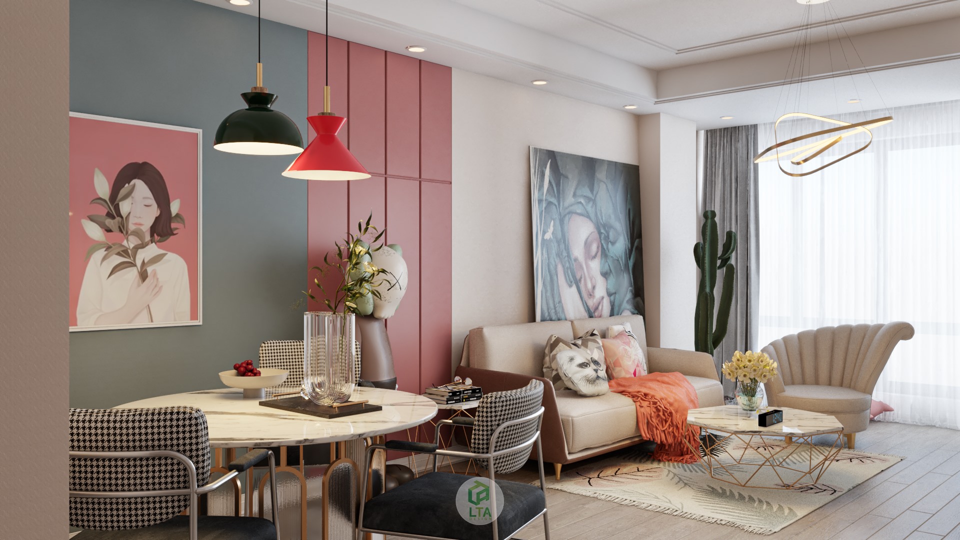 Livingroom Scene Sketchup  by Cao Hoang Nhat Long 1