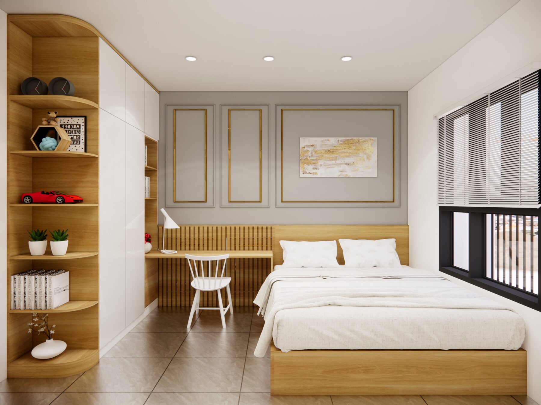  Bedroom Interior Sketchup File