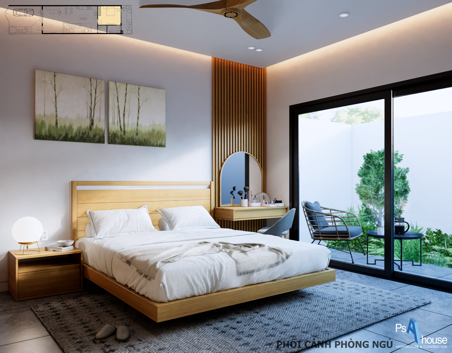  BedRoom Interior Sketchup  by Gi Trap