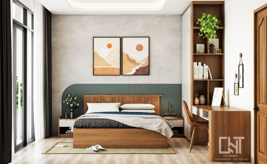 Bedroom Scene Sketchup File free by Quan Nguyen 1 scaled