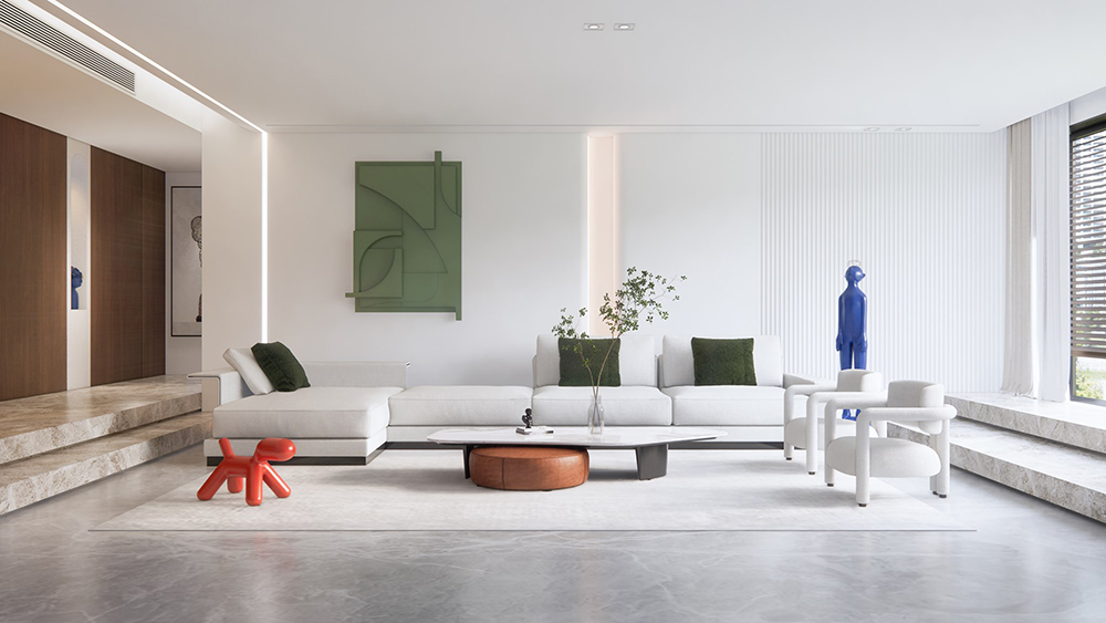 Interior Livingroom Scene Sketchup  by Nguyen Duy Diep