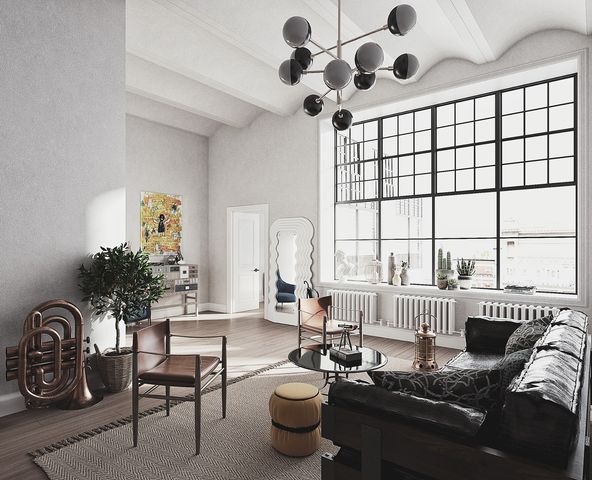 Scandinavian Interior Sketchup  by Chau Hung 1