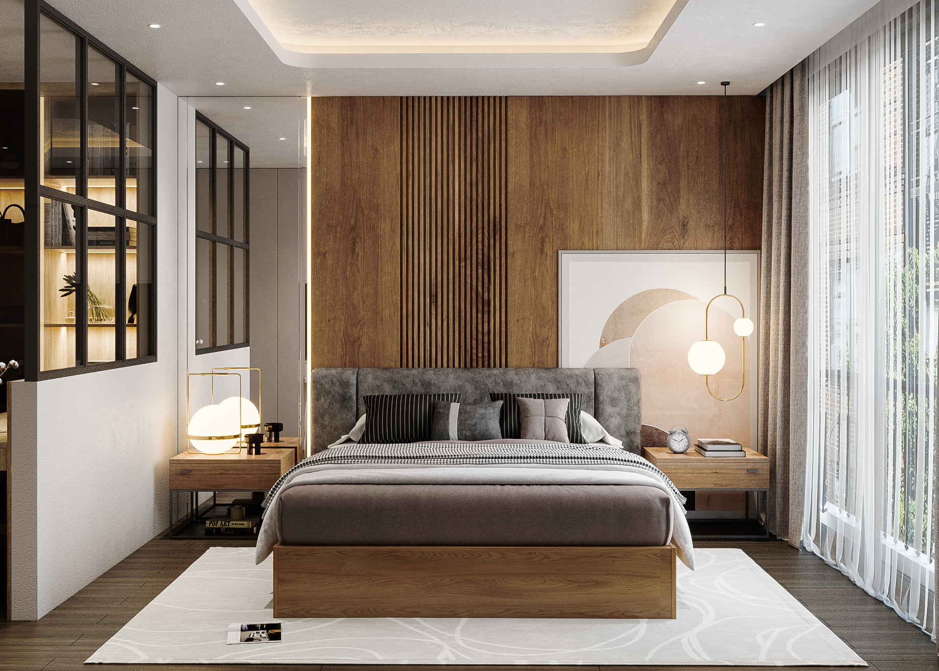 BedRoom Interior Sketchup  by To Dung 2
