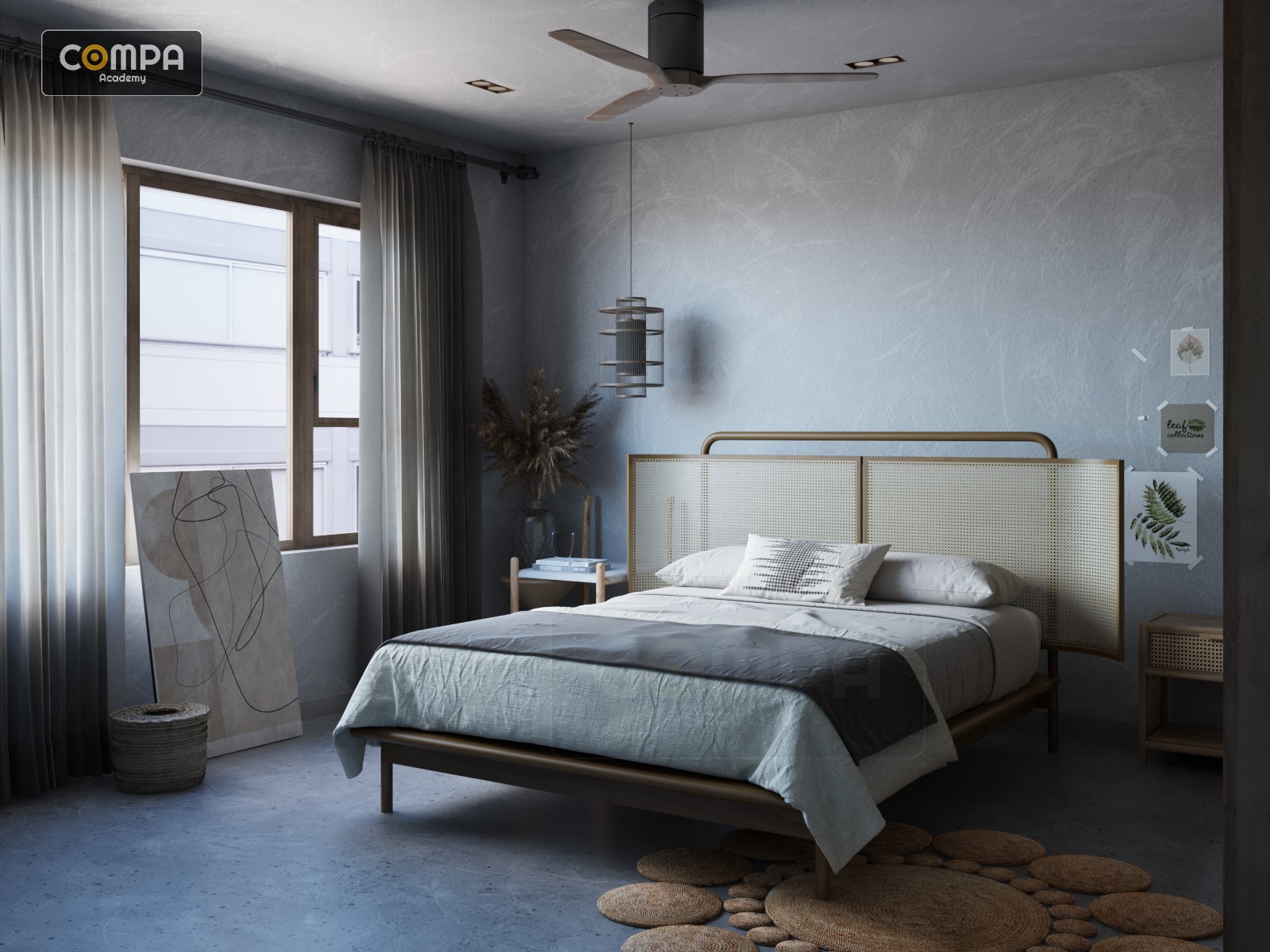 BedRoom Interior Sketchup  by Tran Viet Hung