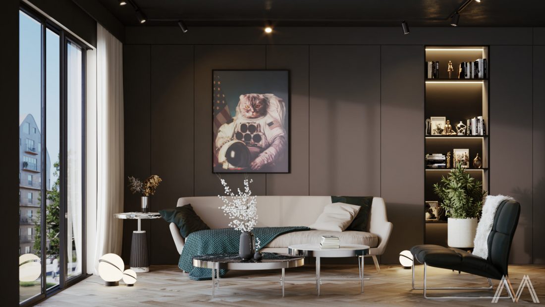 Livingroom Scene Sketchup  by Minh Truong 1 scaled