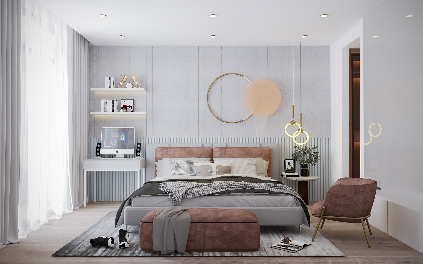 Bedroom Scene Sketchup  by Tan Hung 1