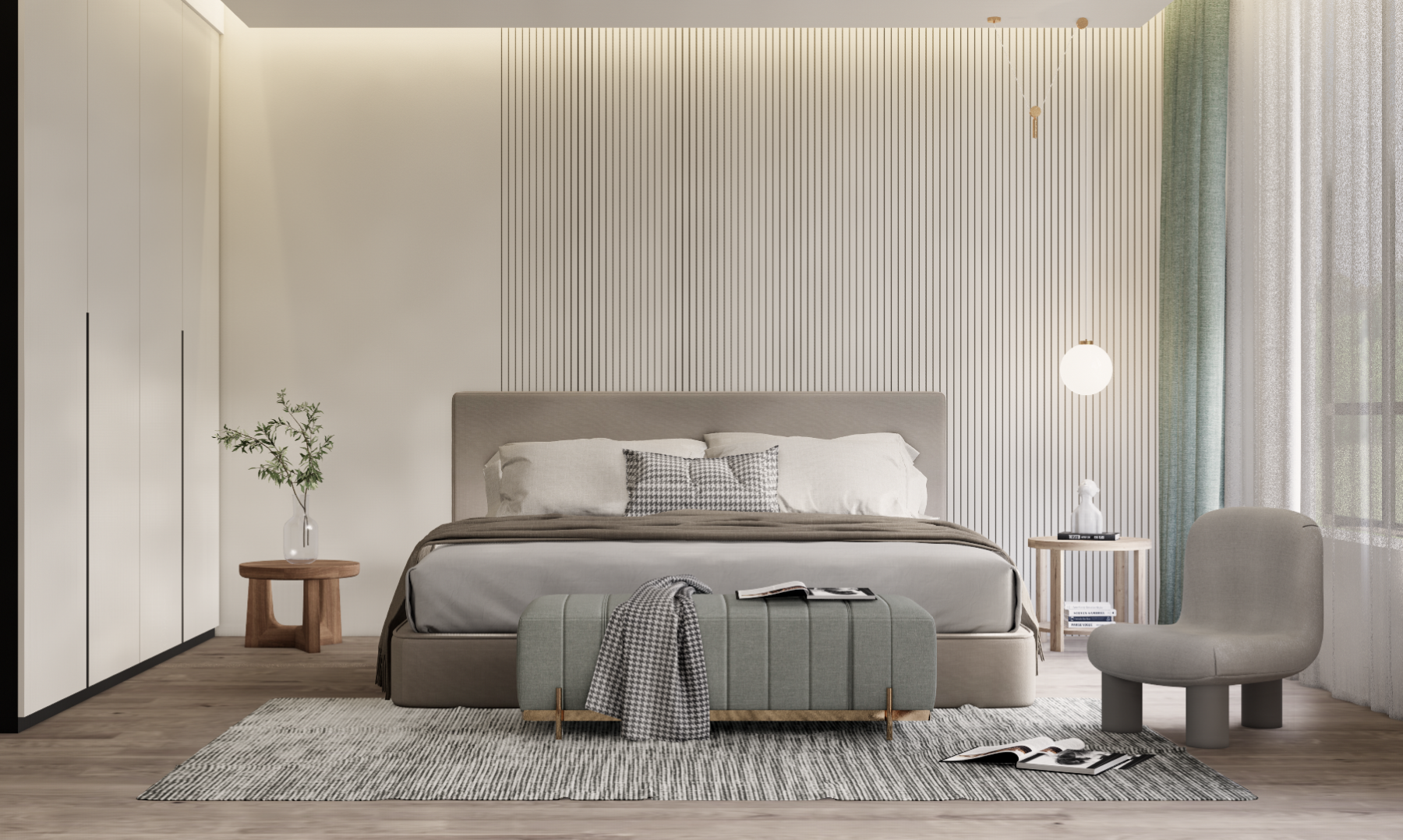  Bedroom Interior Sketchup File