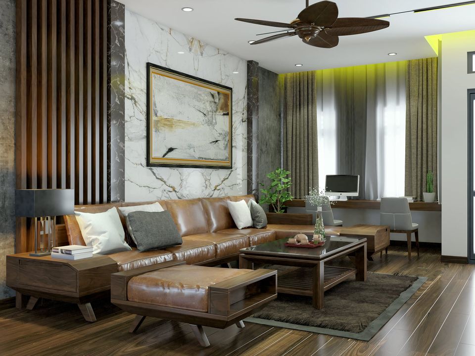 Living room Scene Sketchup  by Hoang Duc 4