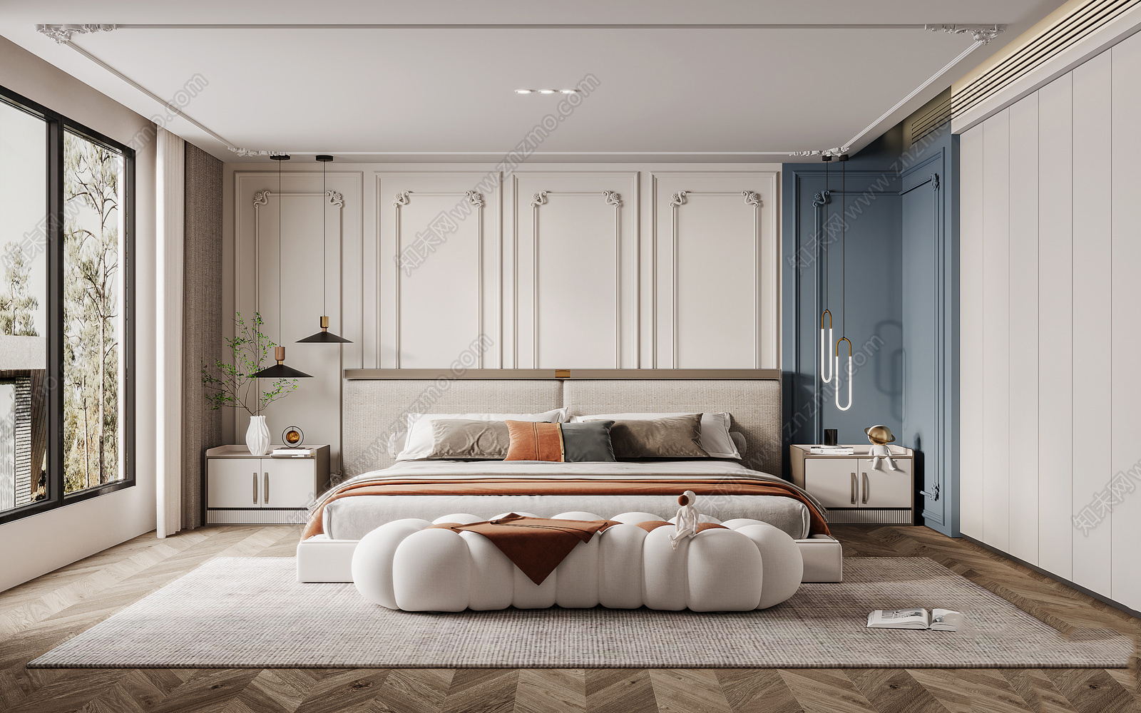  Bedroom Interior Sketchup File