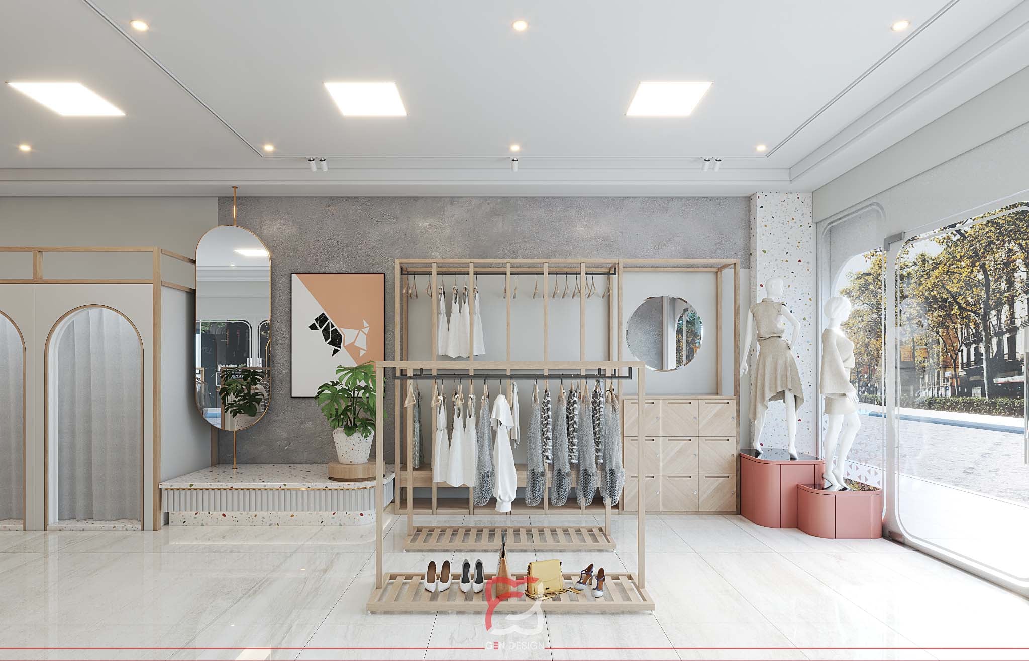  Fashion Shop Interior Sketchup  by Ha Anh 2