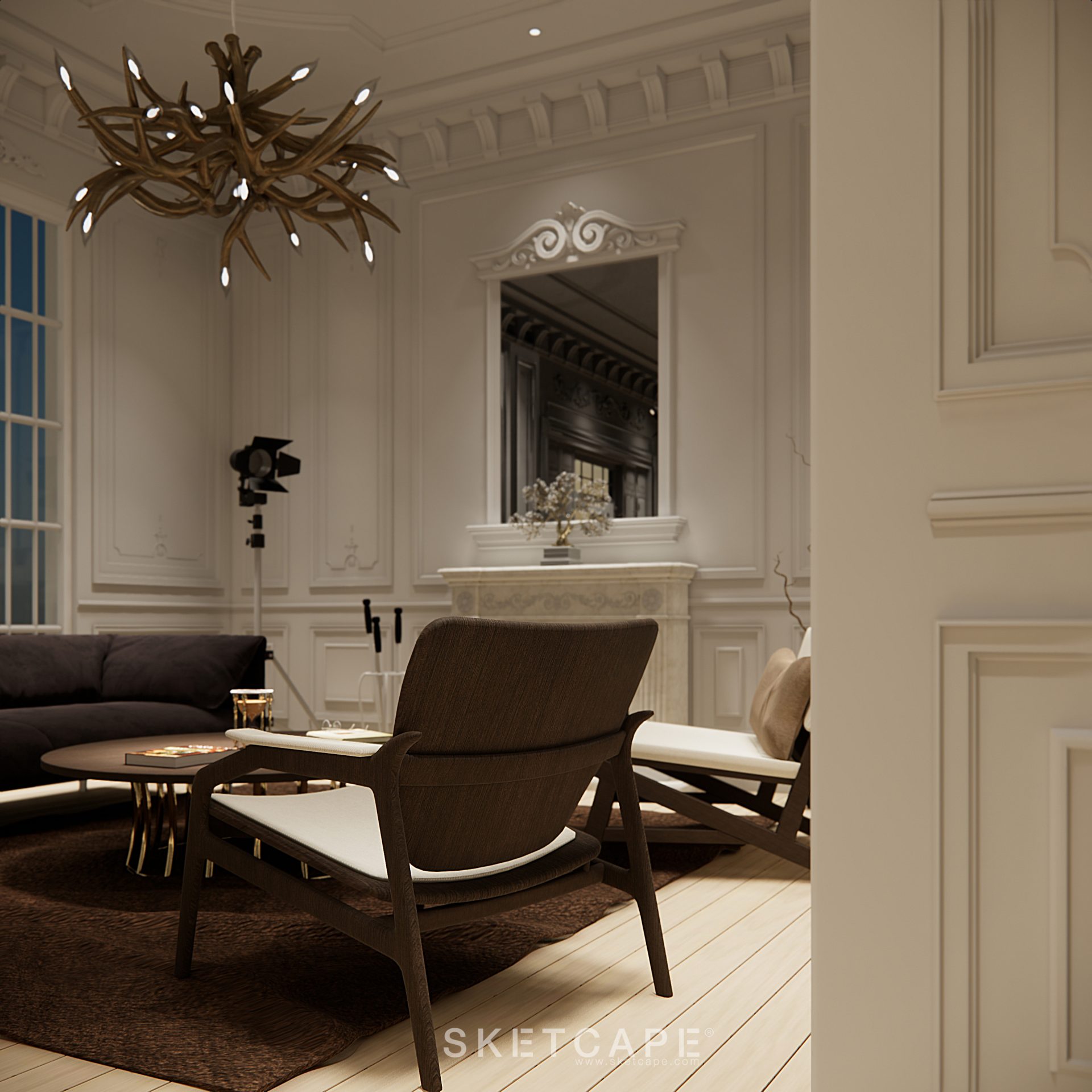 Living room Scene Sketchup  by Nguyen Tuan Anh 2