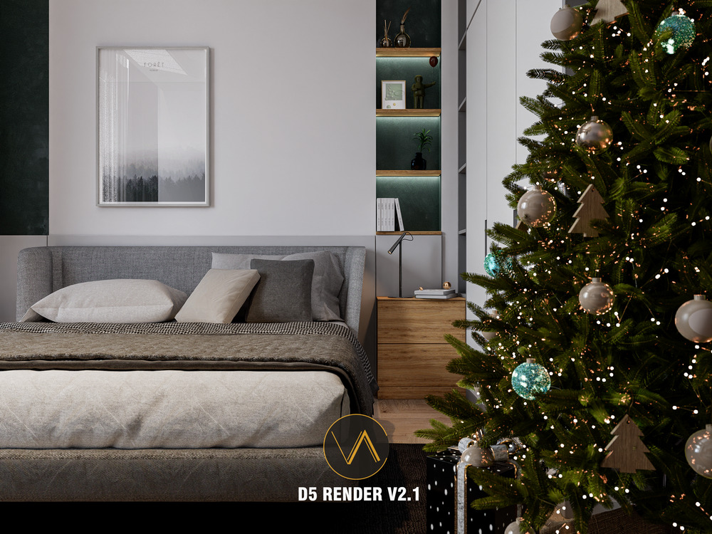  Bedroom Interior Sketchup  by Quoc Vi Phan Phan 3