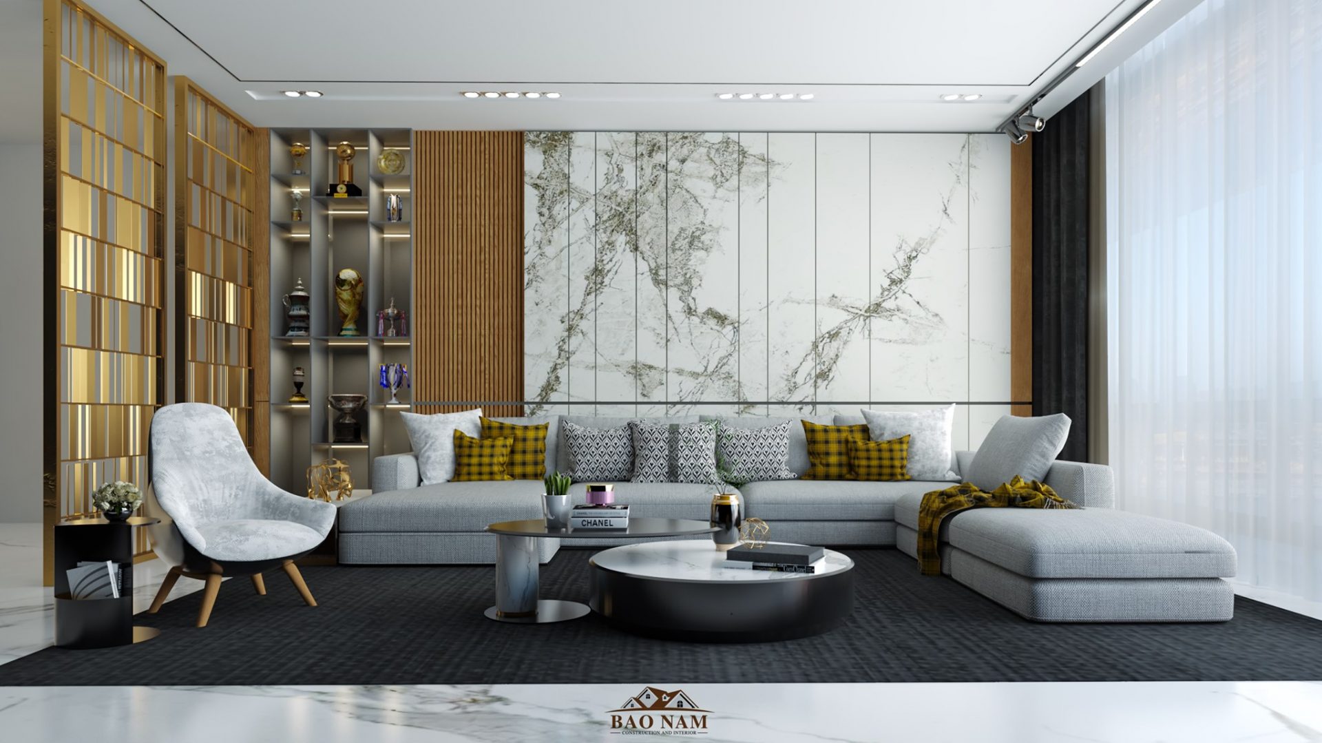 Living Room Scene Sketchup  by Bao Lan Nguyen 2